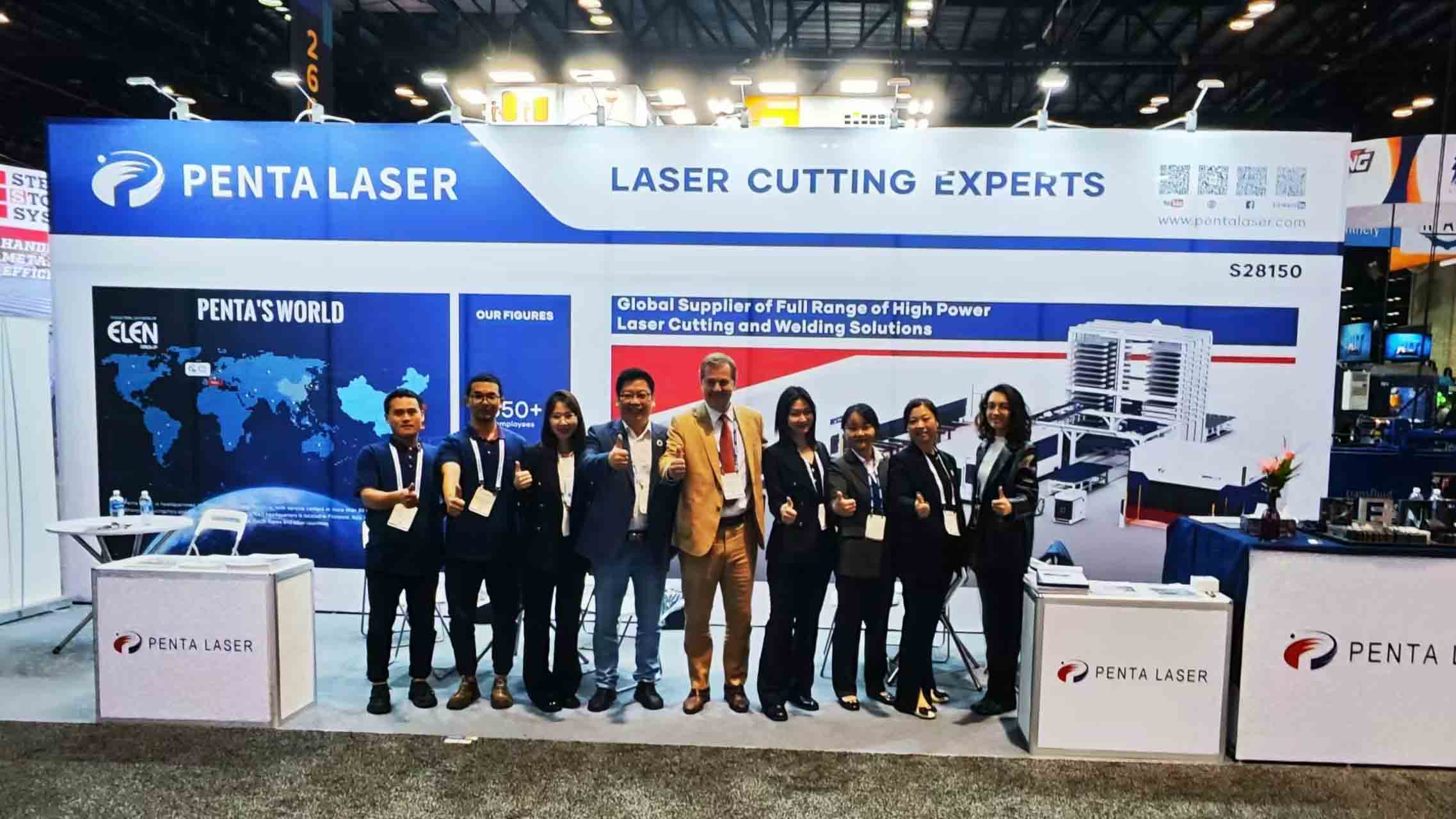 FABTECH 2024 Ended Perfectly, Penta's Innovative Technology Leads the Future of Laser Cutting